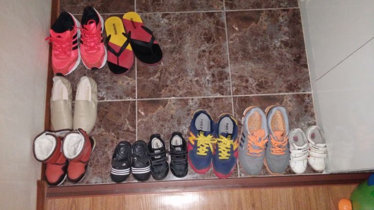 2015년엔 신발을 정리하더니...